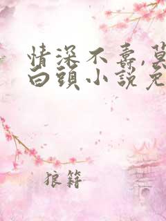 情深不寿,莫许白头小说免费下载完整版