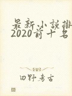 最新小说排行榜2020前十名完结