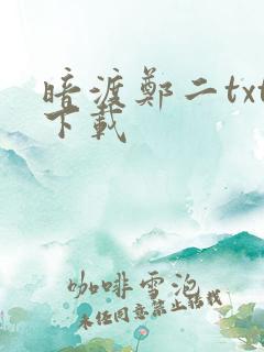 暗渡郑二txt下载