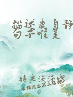 描述岁月静好的句子唯美