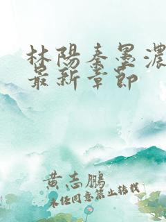 林阳秦墨浓小说最新章节