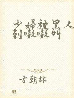 少妇被黑人4p到嗷嗷叫