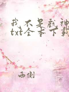 我不是戏神小说txt全本下载