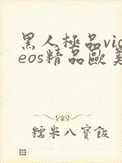 黑人极品videos精品欧美