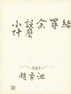 小说余罪结局是什么