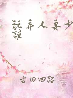 玩弄人妻少妇小说