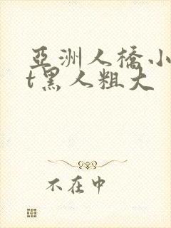 亚洲人桥小w丨t黑人粗大