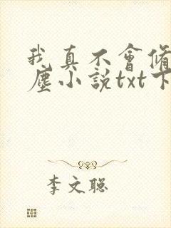 我真不会修仙叶尘小说txt下载