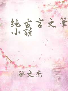 纯古言文笔好的小说