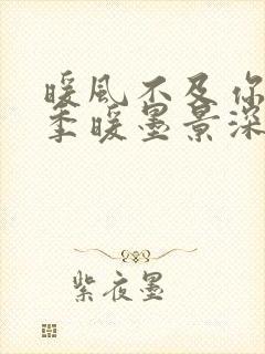 暖风不及你情深季暖墨景深小说在线免费