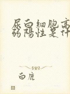 尿白细胞高酯酶弱阳性是什么意思