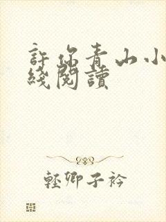 许你青山小说在线阅读