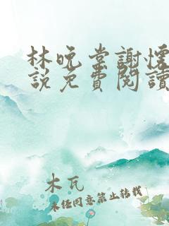 林晚棠谢怀槿小说免费阅读最新章节