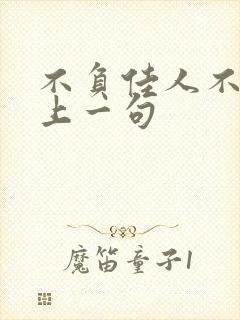 不负佳人不负卿上一句