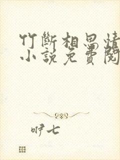 竹断相思情不知小说免费阅读