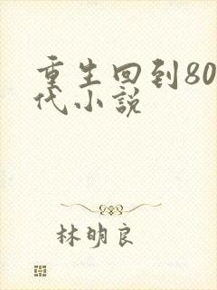 重生回到80年代小说