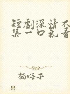 短剧深情不负全集一口气看完