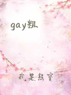 gay粗