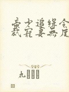 帝少追缉令,总裁宠妻无度