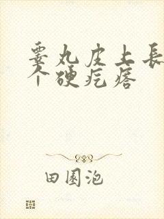 睾丸皮上长了一个硬疙瘩