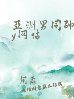 亚洲男同帅gay网站