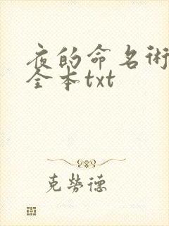 夜的命名术小说全本txt