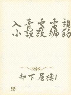 入青云电视剧是小说改编的吗