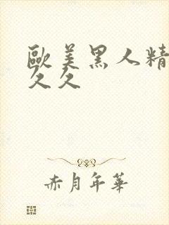 欧美黑人精品久久久