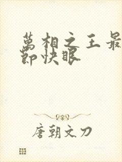 万相之王最新章节快眼