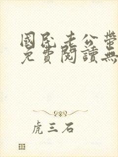 国民老公带回家免费阅读无弹窗