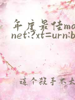 年度最佳magnet:?xt=urn:btih: