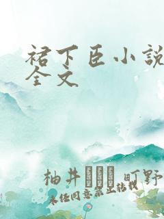 裙下臣小说阅读全文
