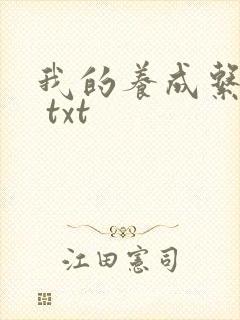 我的养成系女友 txt