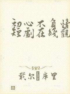 初心不负情归处短剧在线观看