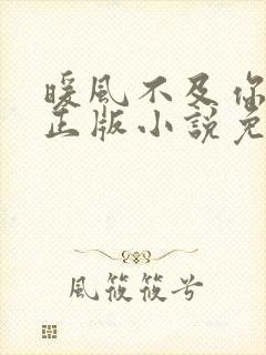 暖风不及你情深正版小说免费阅读