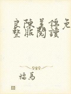 良陈美锦免费完整版阅读