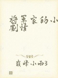 将军家的小娘子剧情