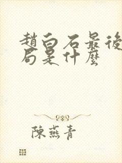 赵白石最后的结局是什么