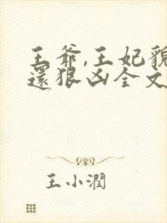 王爷,王妃貌美还狠凶全文免费阅读无弹窗