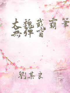 大魏武霸笔趣阁无弹窗