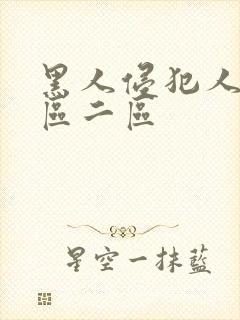 黑人侵犯人妻一区二区