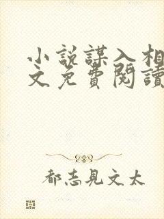 小说谋入相思全文免费阅读