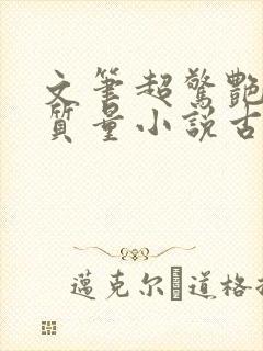 文笔超惊艳的高质量小说古代言情