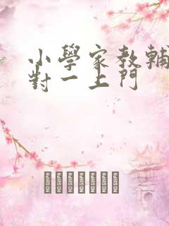 小学家教辅导一对一上门