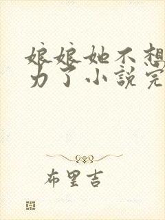 娘娘她不想再努力了小说完整版本