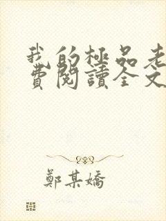 我的极品老婆免费阅读全文小说