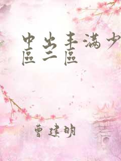 中出丰满少妇一区二区