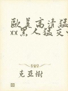 欧美高清猛交xxx黑人猛交性乱