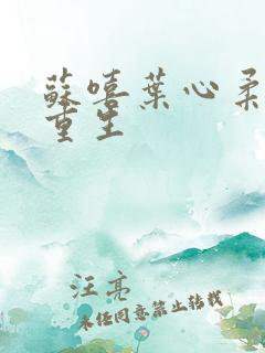 苏嘻叶心柔末世重生