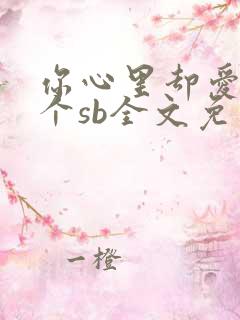 你心里却爱着一个sb全文免费阅读